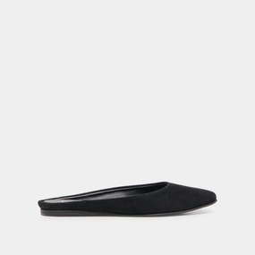 EILA FLATS ONYX SUEDE Comfort Insole Style Seek