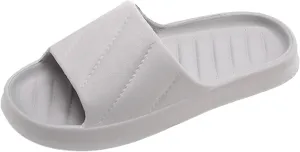Lightweight Memory Foam Slides for Men and Women Shoes Indoor and Outdoor Women's Robes Long Plush and Matching Slippers