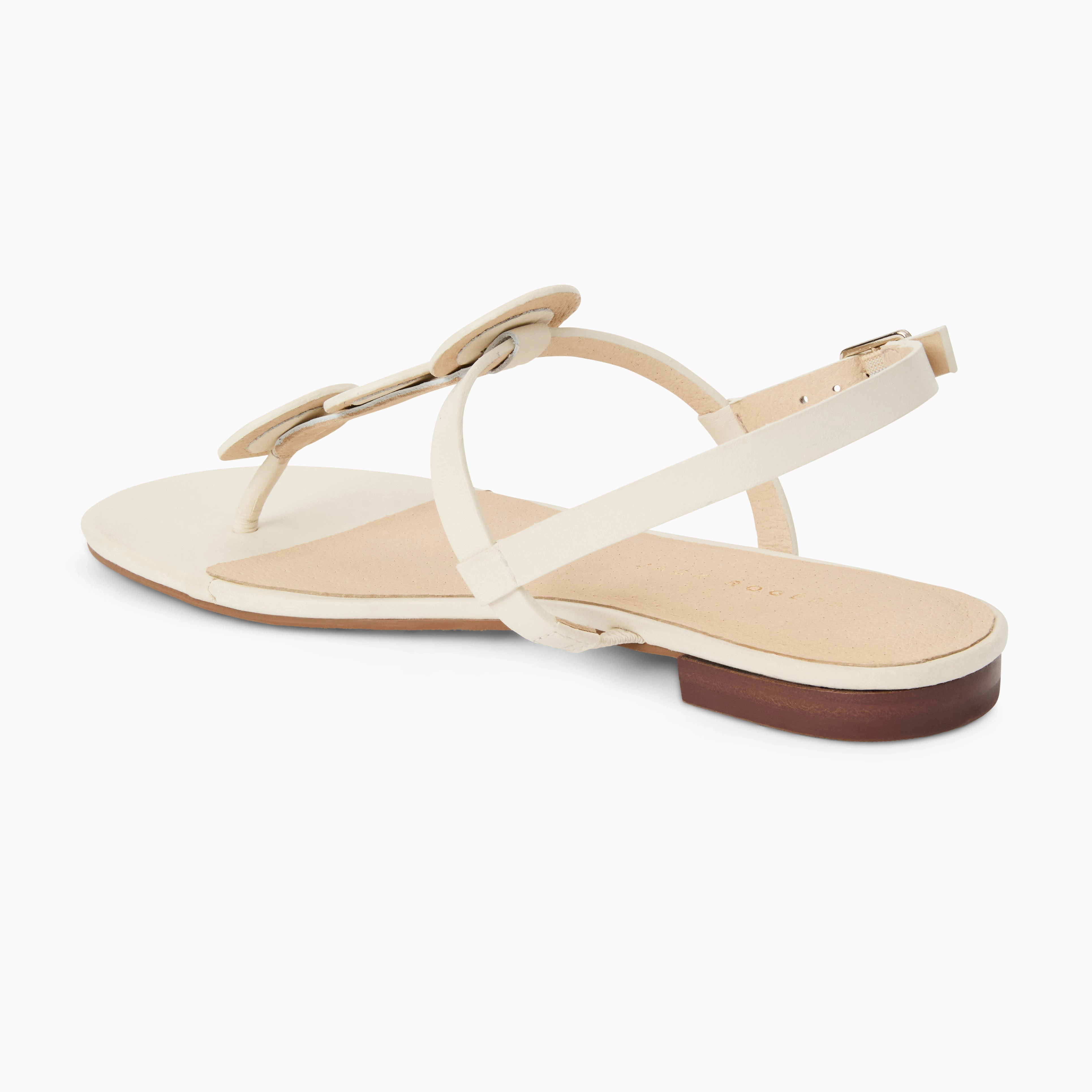 Worth Leather Flat Sandal Comfy Wear