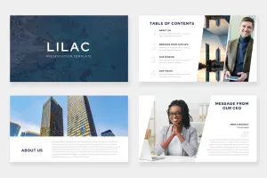 Lilac Google Slides Template