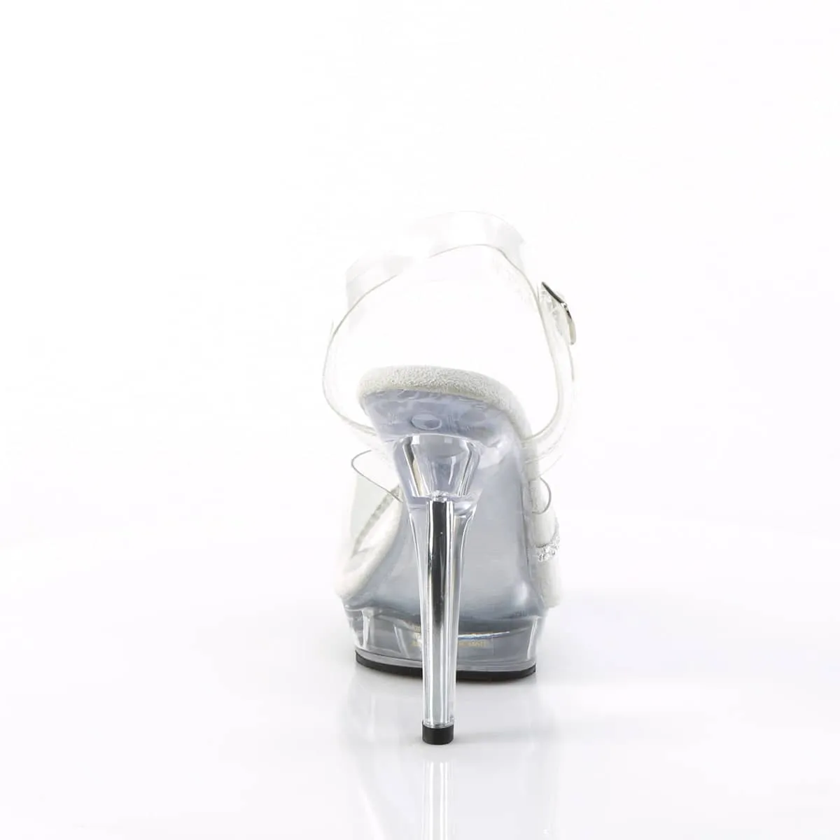 LIP-108R Clear Ankle Sandel High Heel