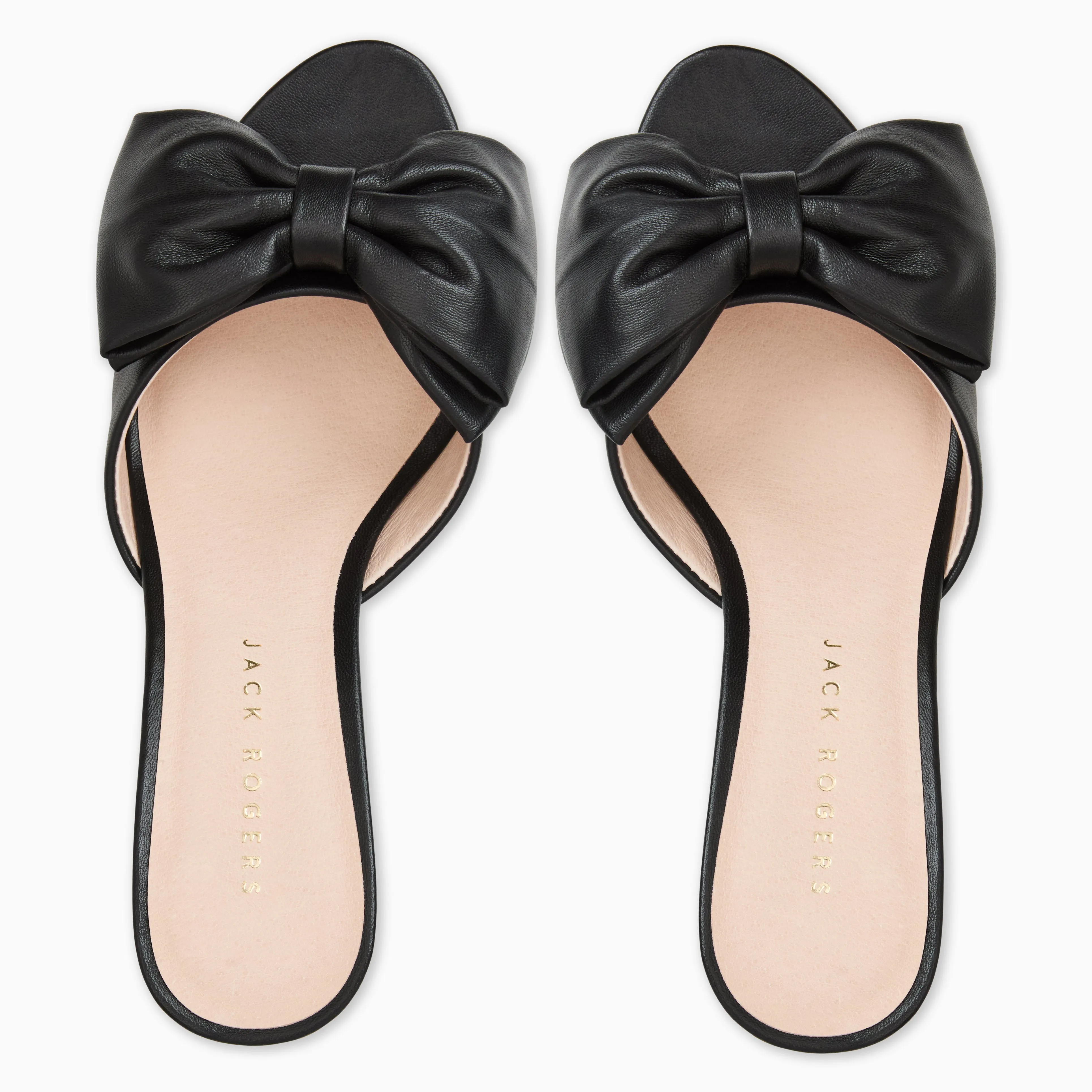 Lola Bow Leather Mid Heel Stylish Appeal Power Move