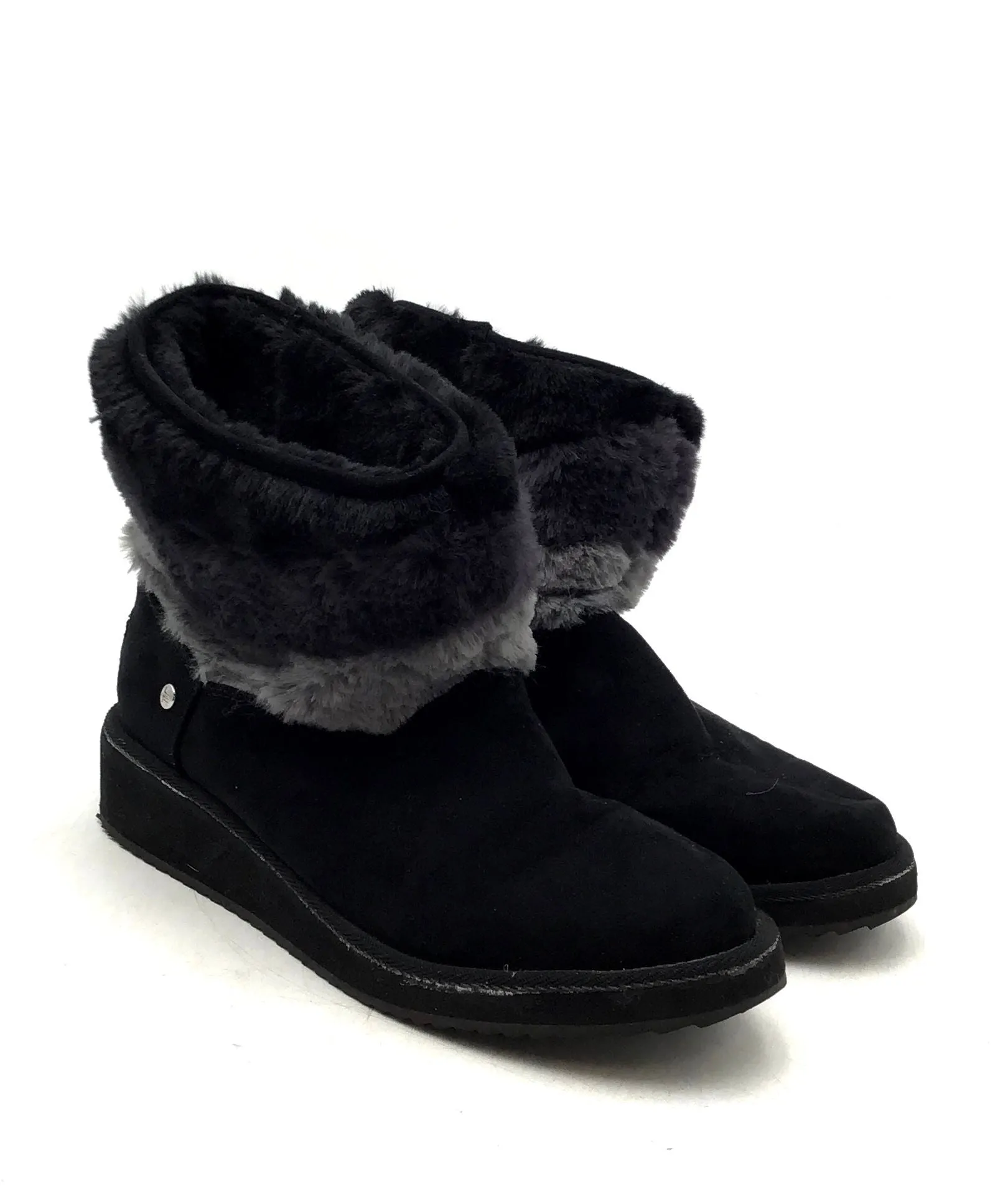 London Fog Women's LFW-COZY Black Ankle Snow Boots - Size 9M