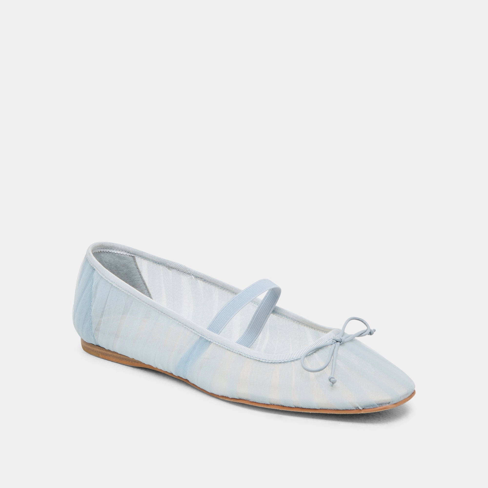 RAEVEN BALLET FLATS LIGHT BLUE TULLE Daily Wear Pollen Glow