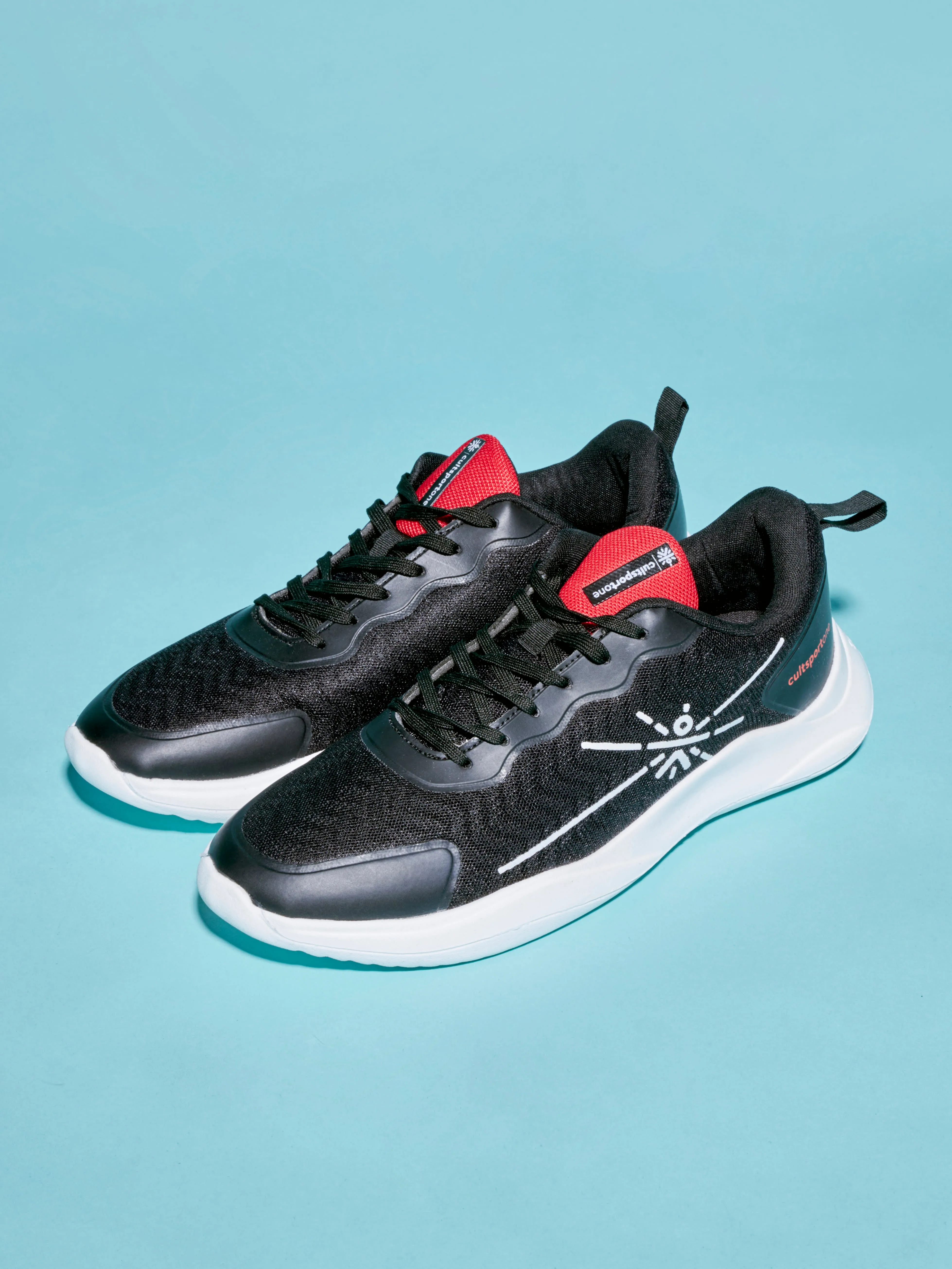 Lope Men Running Shoes - Black/Red