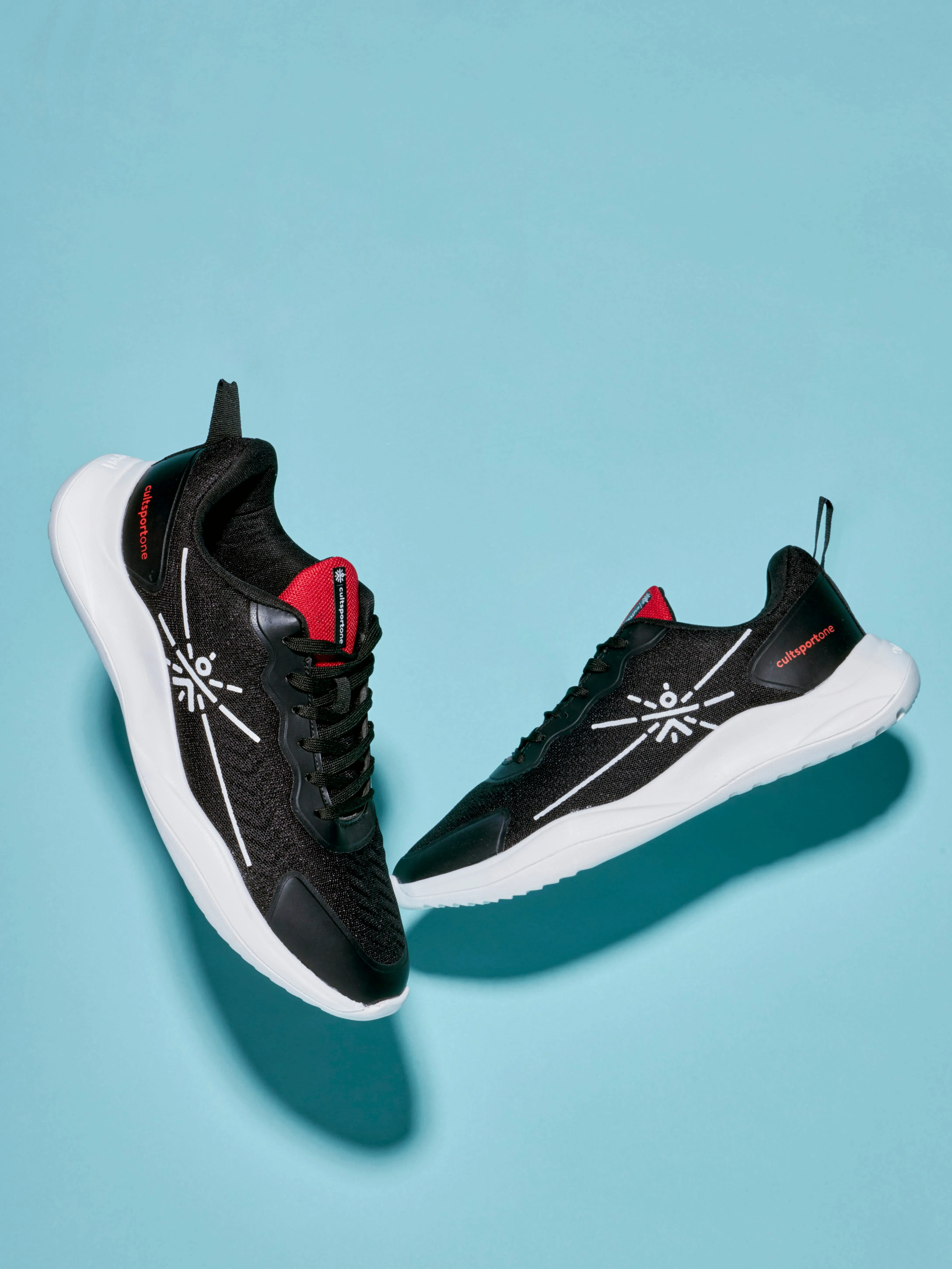 Lope Men Running Shoes - Black/Red