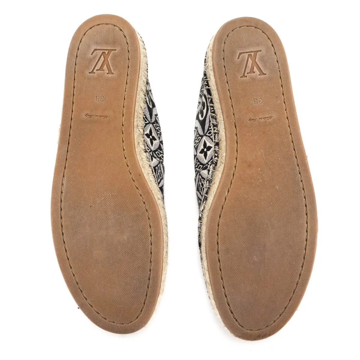 Louis Vuitton Blue Since 1854 Canvas Espadrilles Size US 8 | EU 38