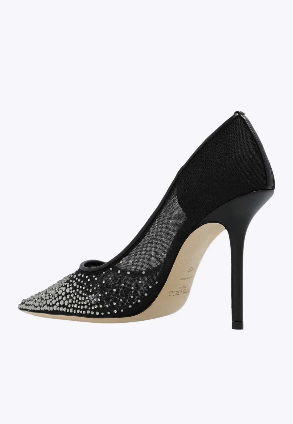 Love 100 Crystal-Embellished Pumps