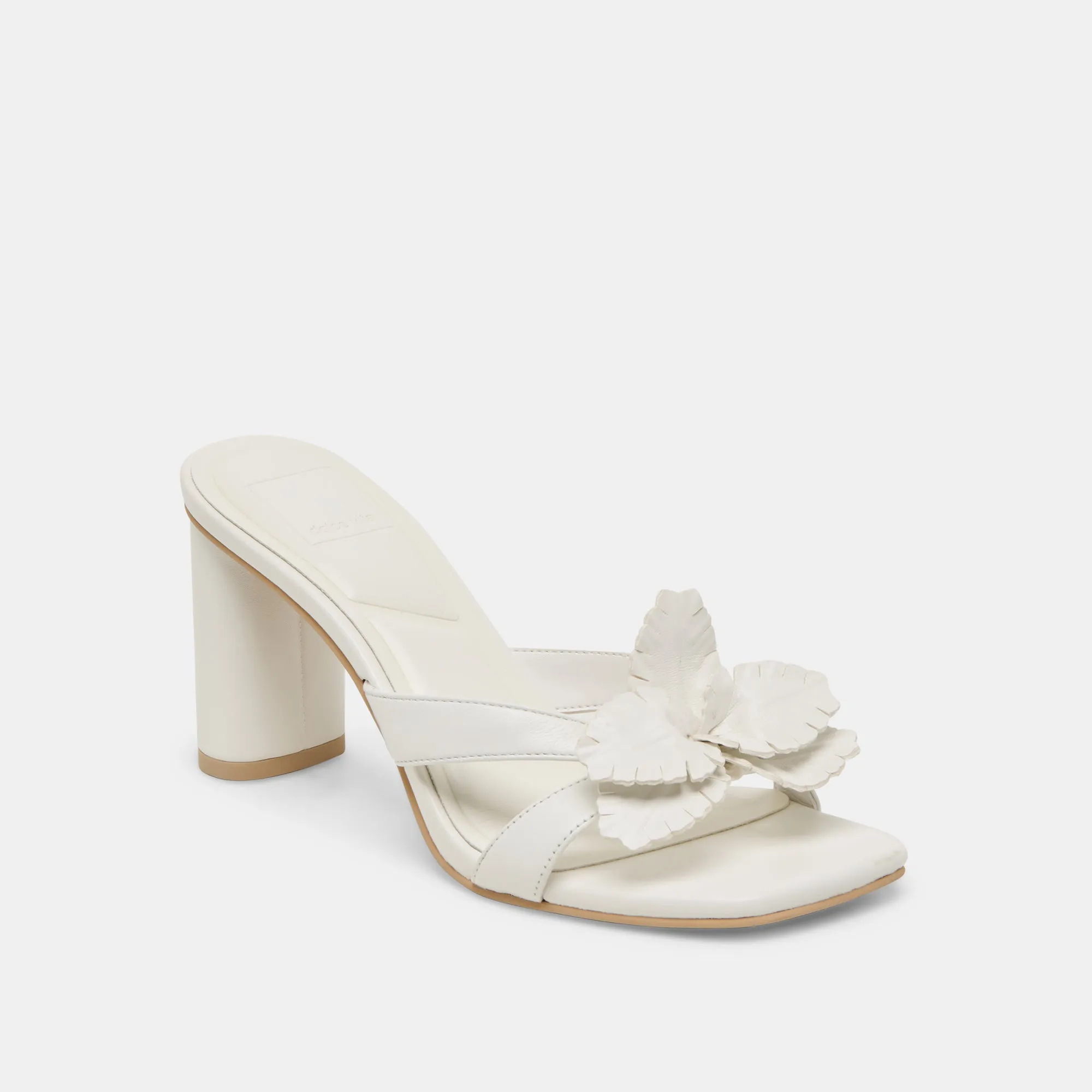 Soft foam Boss Glow NIKIL HEELS WHITE LEATHER