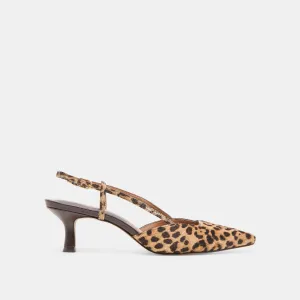 ODELA HEELS DK LEOPARD CALF HAIR High Fashion