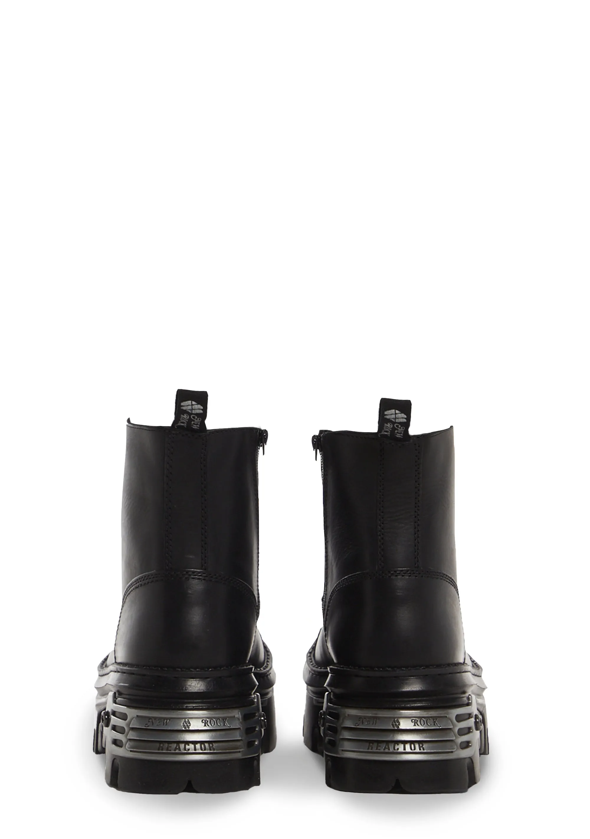 M-WALL083CCT-S13 Leather Combat Boots