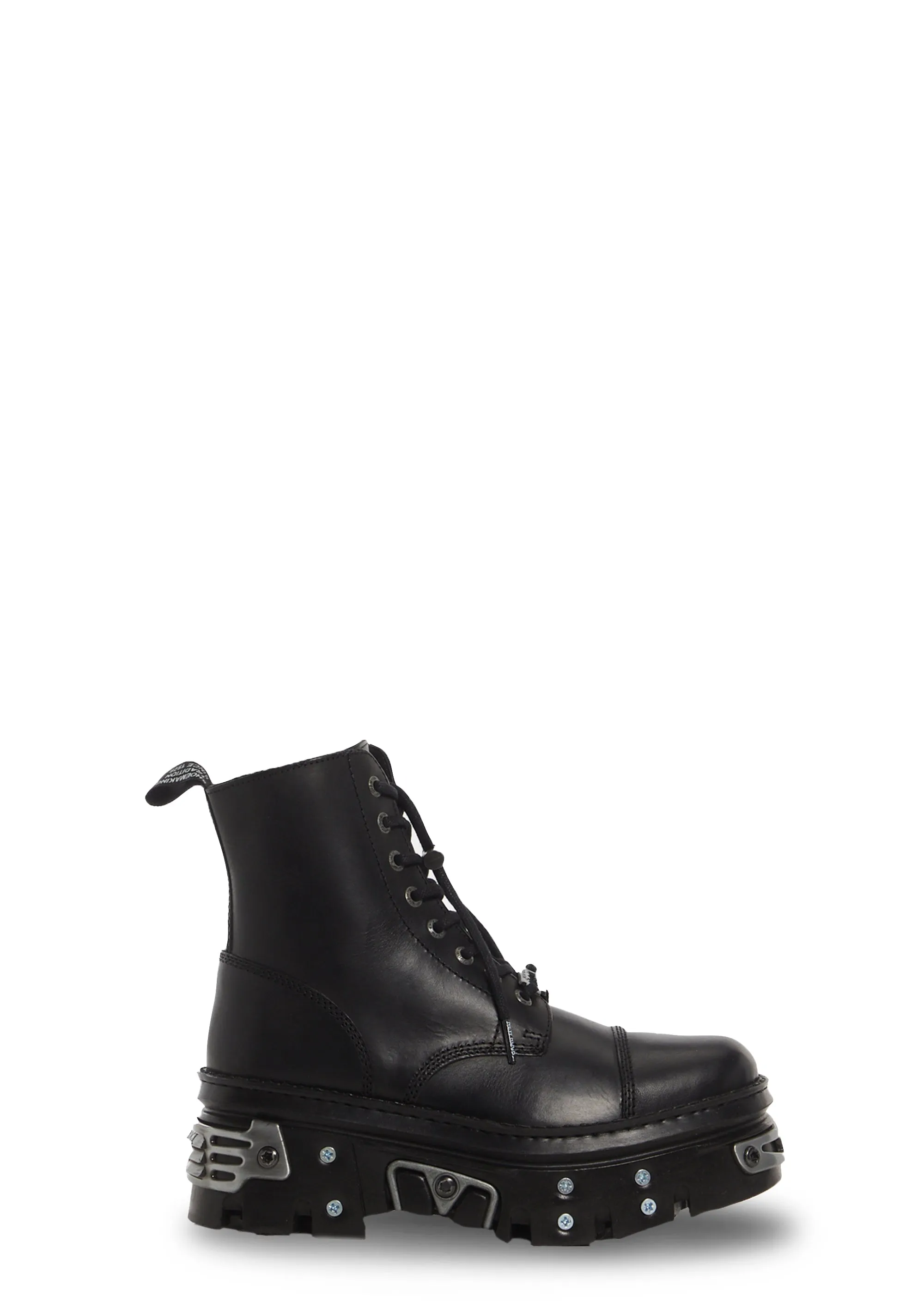 M-WALL083CCT-S13 Leather Combat Boots
