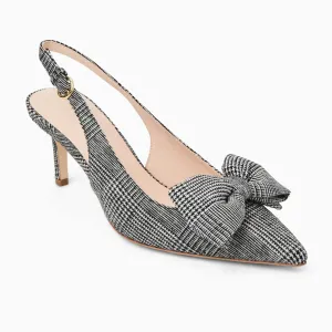 Party Ready Maclean Fabric Bow Slingback Heel
