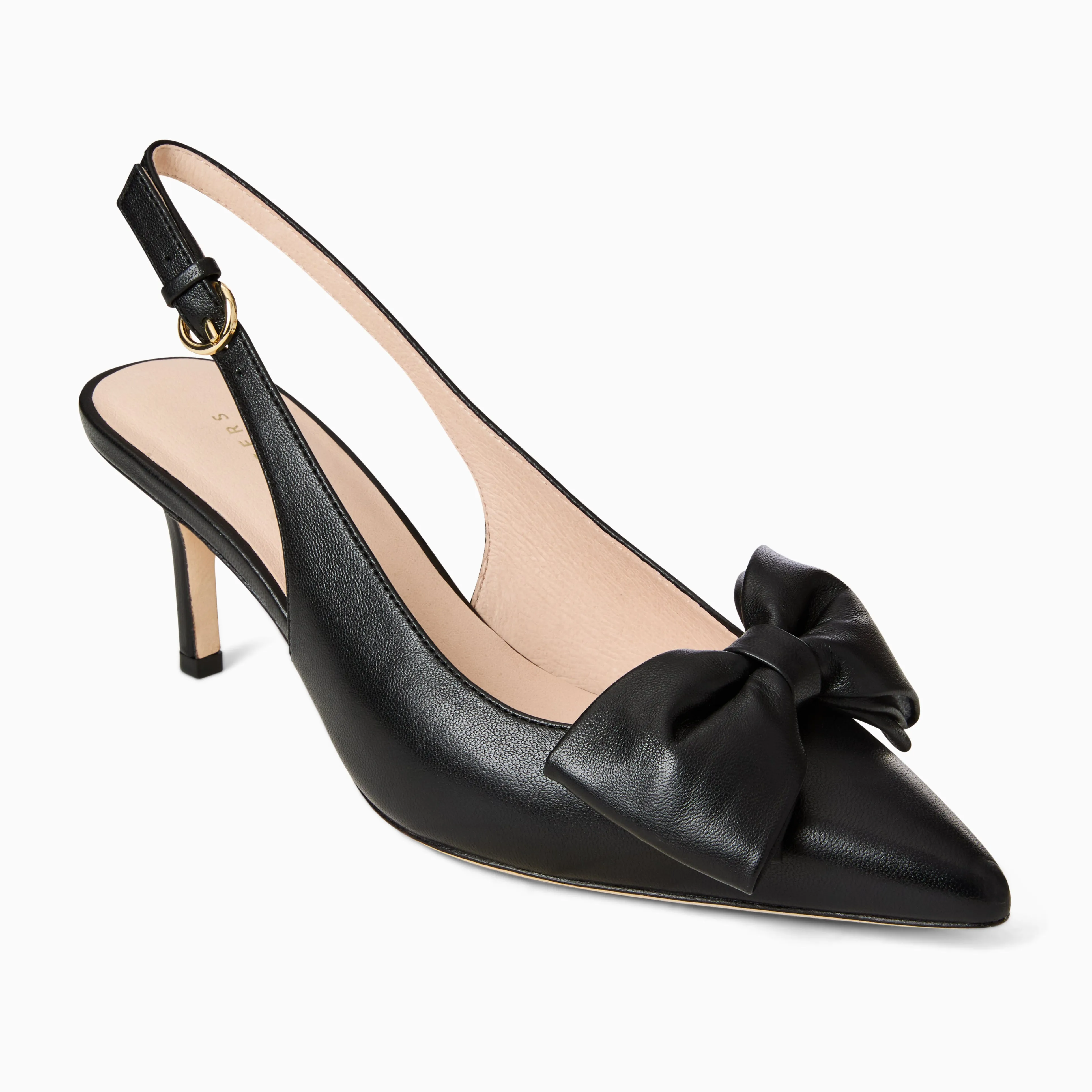 Maclean Leather Bow Slingback Heel Instant Confidence
