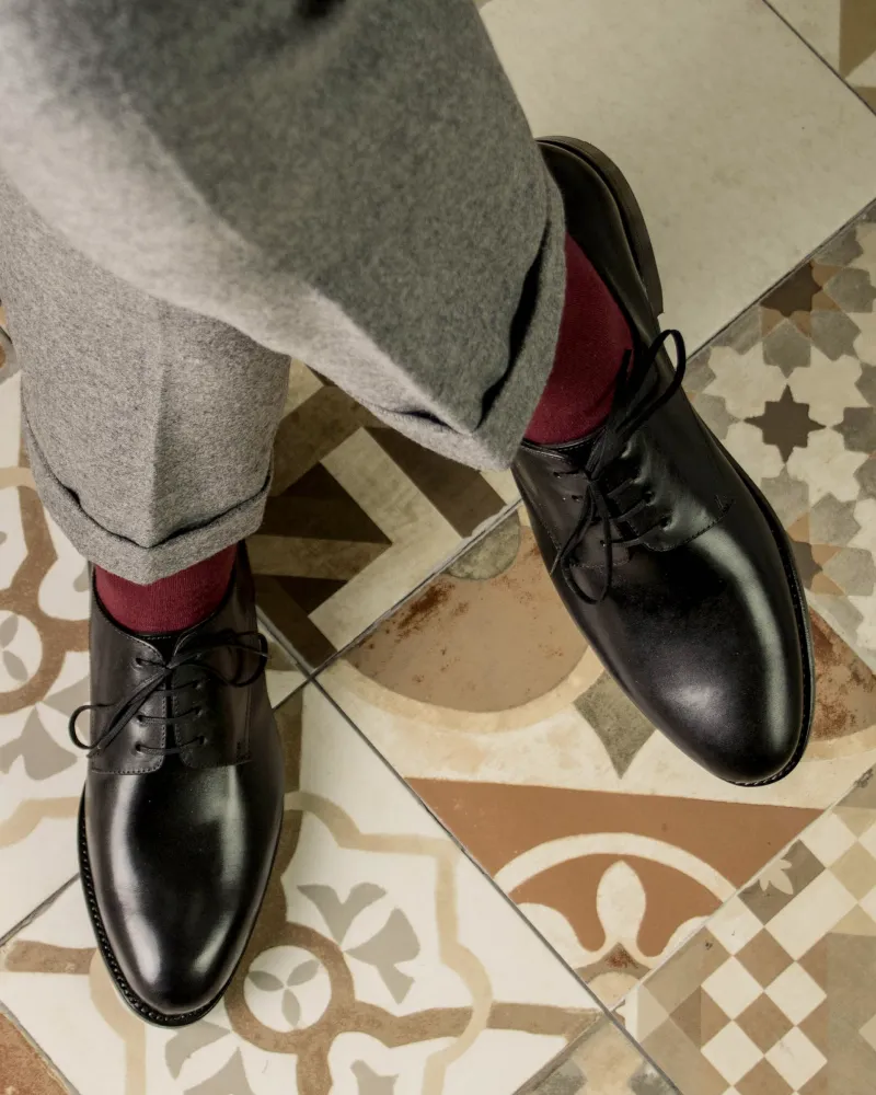 Stable Shade Comfortable Wear Marco Derby in Black