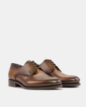 Marco Derby in Brown Calf Four Wear Tailored Office