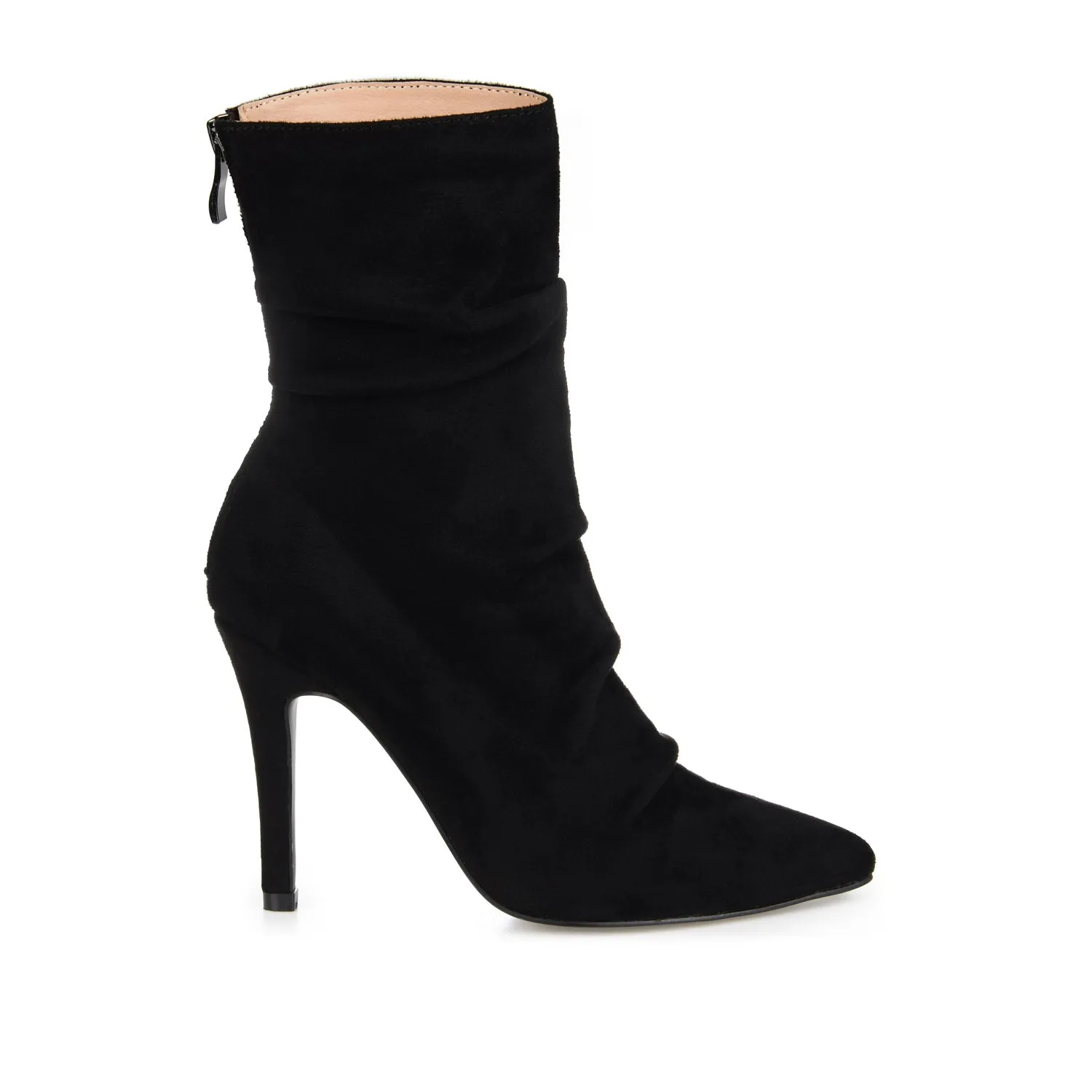 Warm Core MARKIE STILETTO HEELED BOOTIES IN FAUX SUEDE