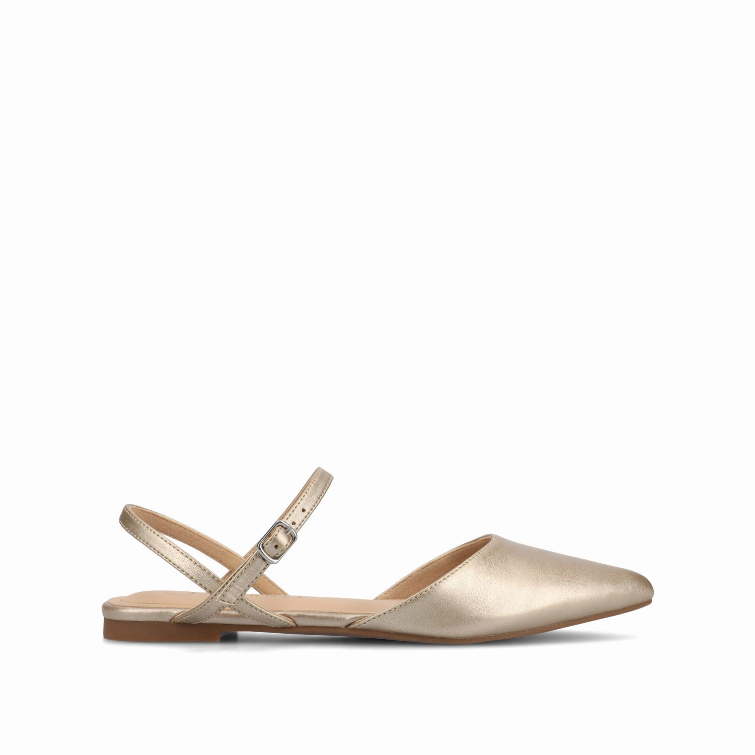 Harbor Step MARTINE SLINGBACK FLATS IN VEGAN LEATHER