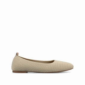 Unique ease Breathable touch MARYANN KNIT FABRIC BALLET FLATS IN WIDE STATEMENT