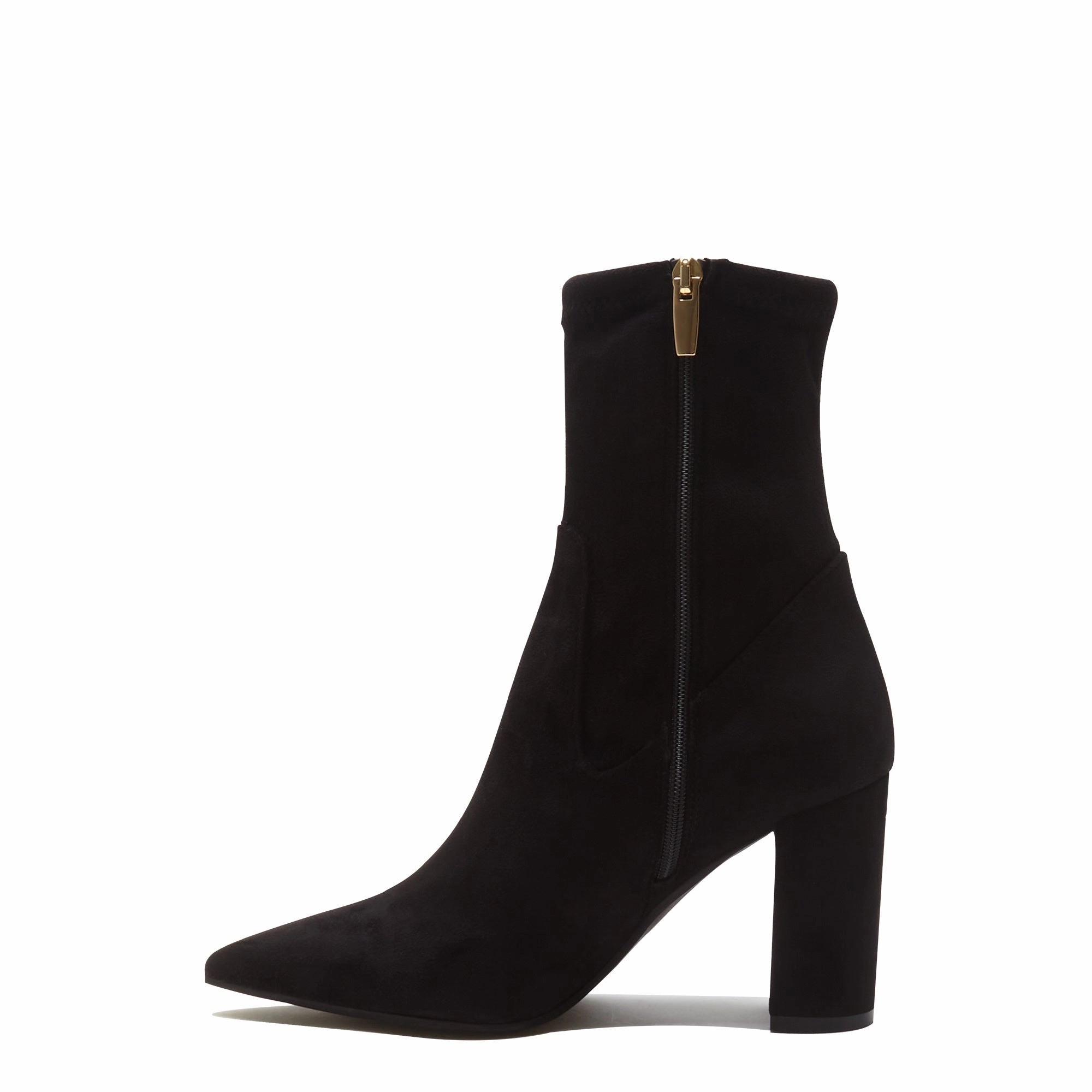 Vend?me Fem black nylon stretch suede heels Easy Wear