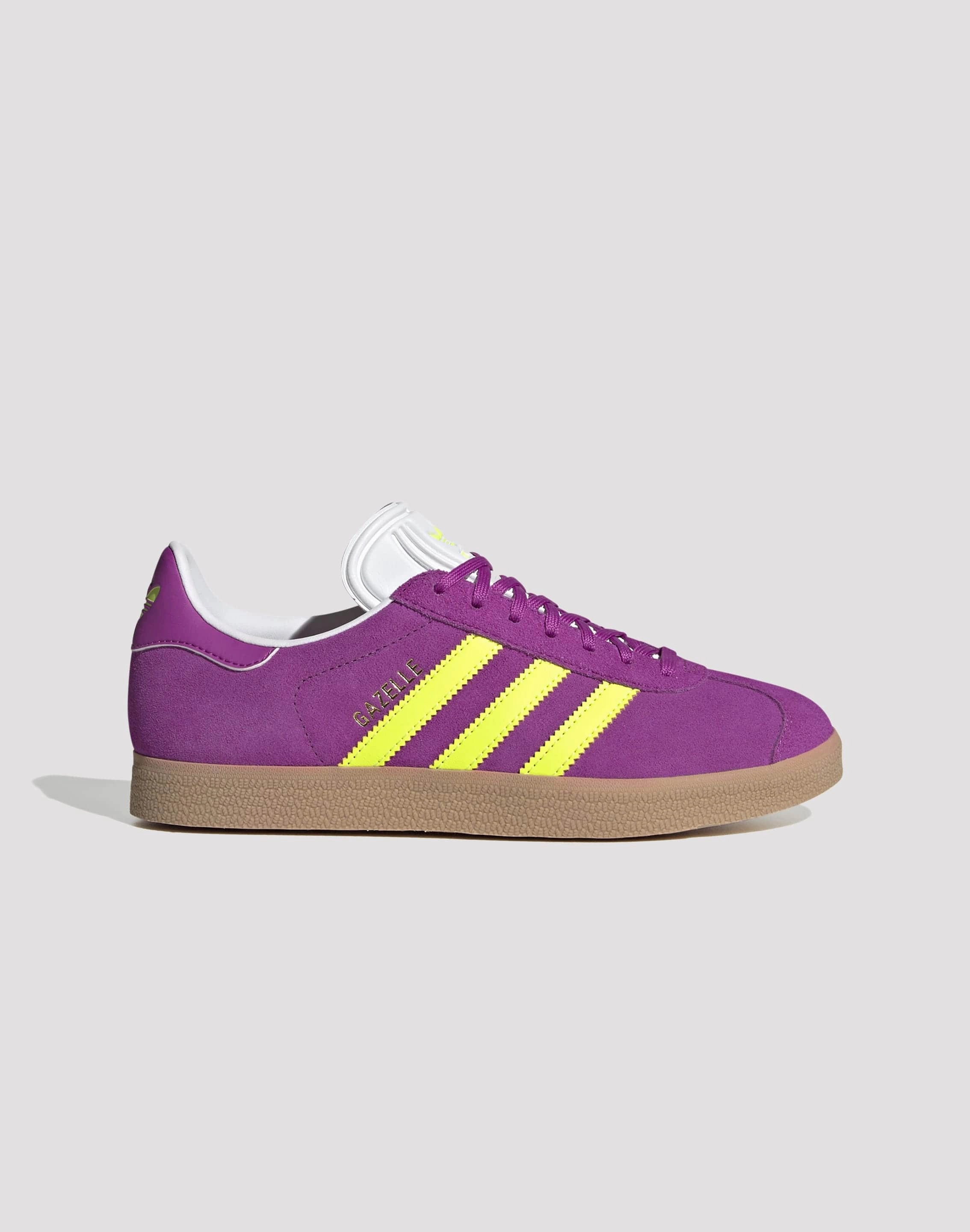 Adidas Originals Gazelle "Purple Burst/Solar Yellow/Off-White" Ventilated Design Generic