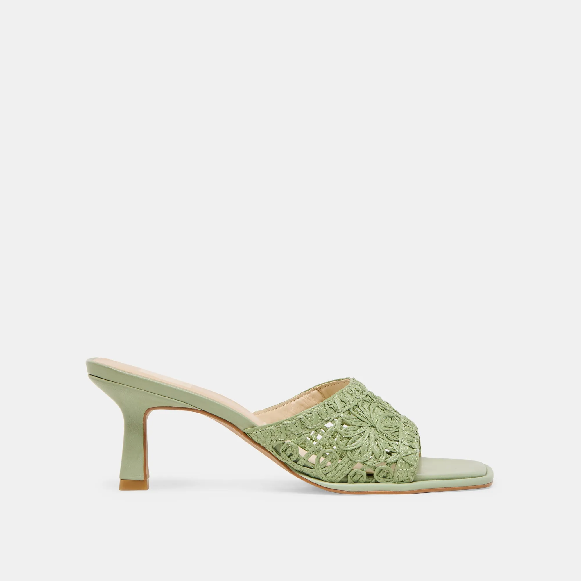 MAYLAH HEELS SAGE MACRAME Light Step Evening Footwear