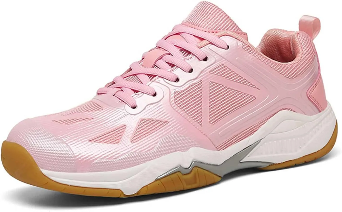 Maylrvjv Men's Badminton Shoes Lightweight Wear-Resistant Indoor Court Training Racketball Squash Tennis Athletic Shoes