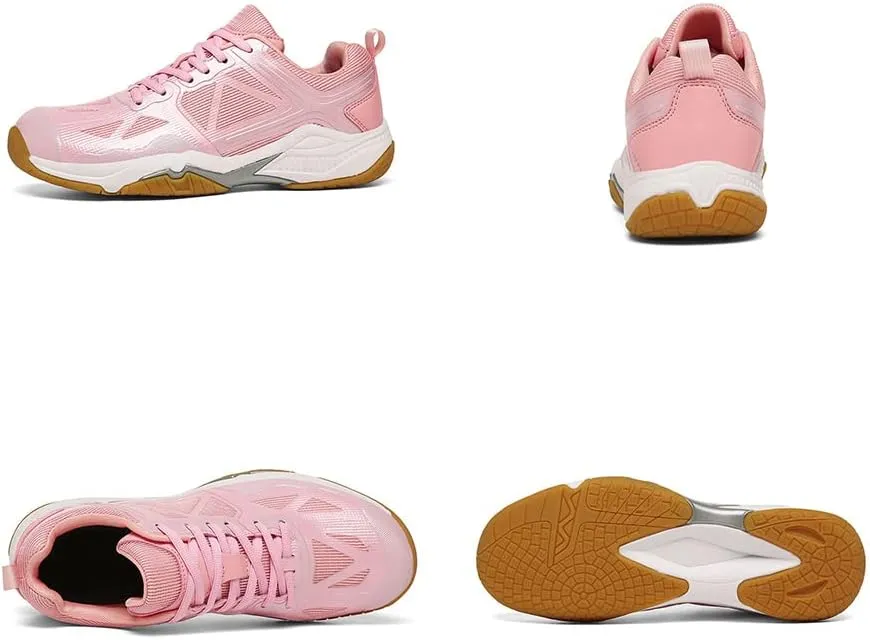 Maylrvjv Men's Badminton Shoes Lightweight Wear-Resistant Indoor Court Training Racketball Squash Tennis Athletic Shoes