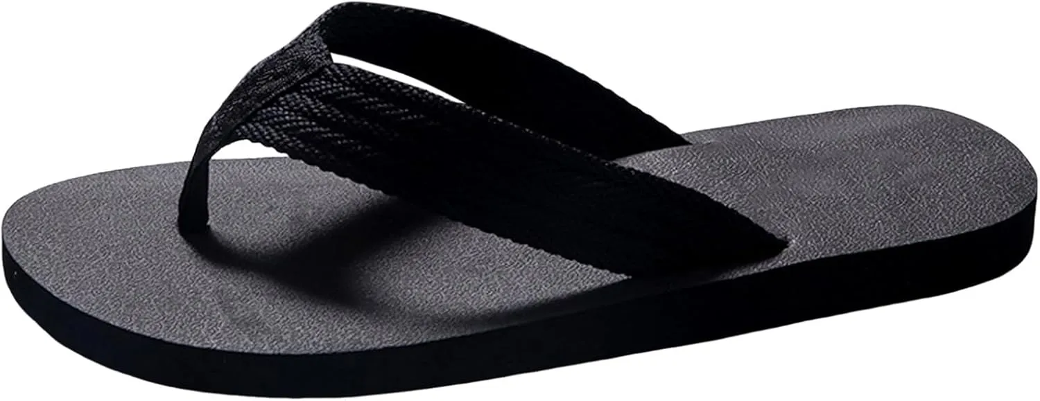Men Summer Casual Outside Wear Beach Non Slip Breathable Flip Flops Toes Big Size Mens Fuzzy Flip Flop Slippers