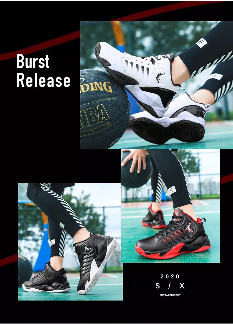 Men's Basketball Shoes Breathable Cushioning Non-Slip Wearable Sports Shoes