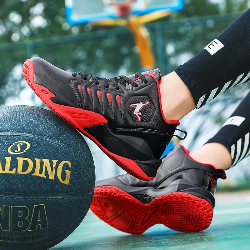 Men's Basketball Shoes Breathable Cushioning Non-Slip Wearable Sports Shoes