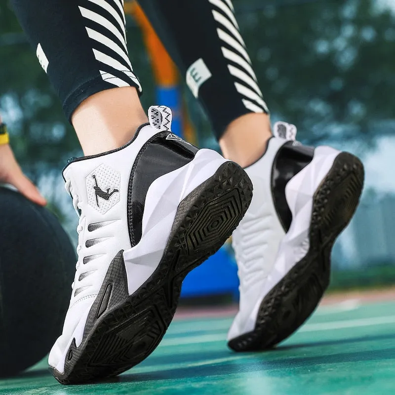Men's Basketball Shoes Breathable Cushioning Non-Slip Wearable Sports Shoes