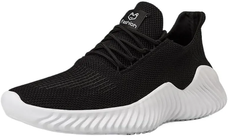 Men's Casual Dress Oxfords Shoes Breathable Knit Leisure Fashion Sneakers Lightweight Comfortable Walking Shoes