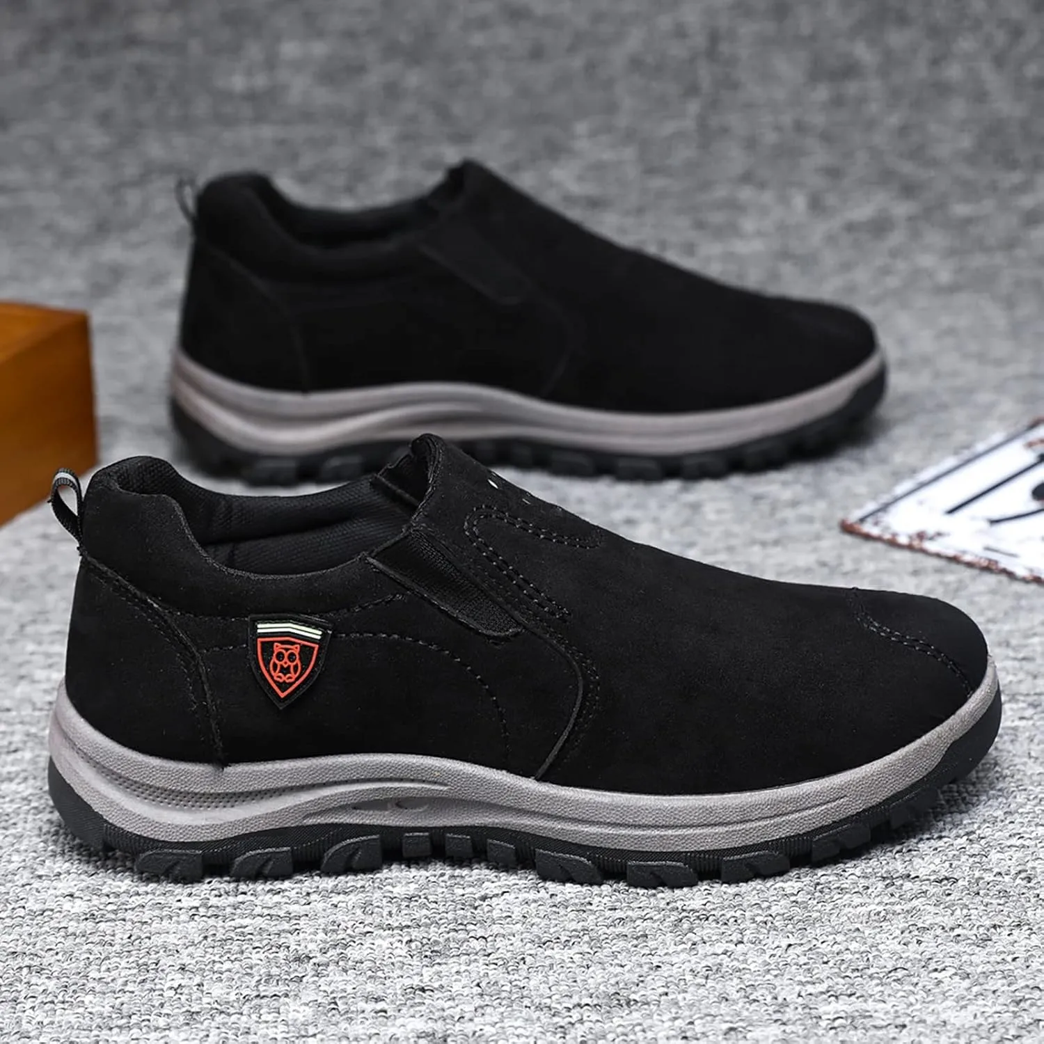 Mens Dress Shoes Slip On Sneakers Women Arch Support Womens Loafers with Arch Support Round Toe Flat Heel Christmas Sneakers for Women Round Toe Flats Comfortable