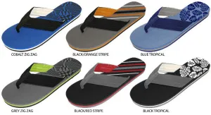 men's nubuck upper eva flip flops Case of 36