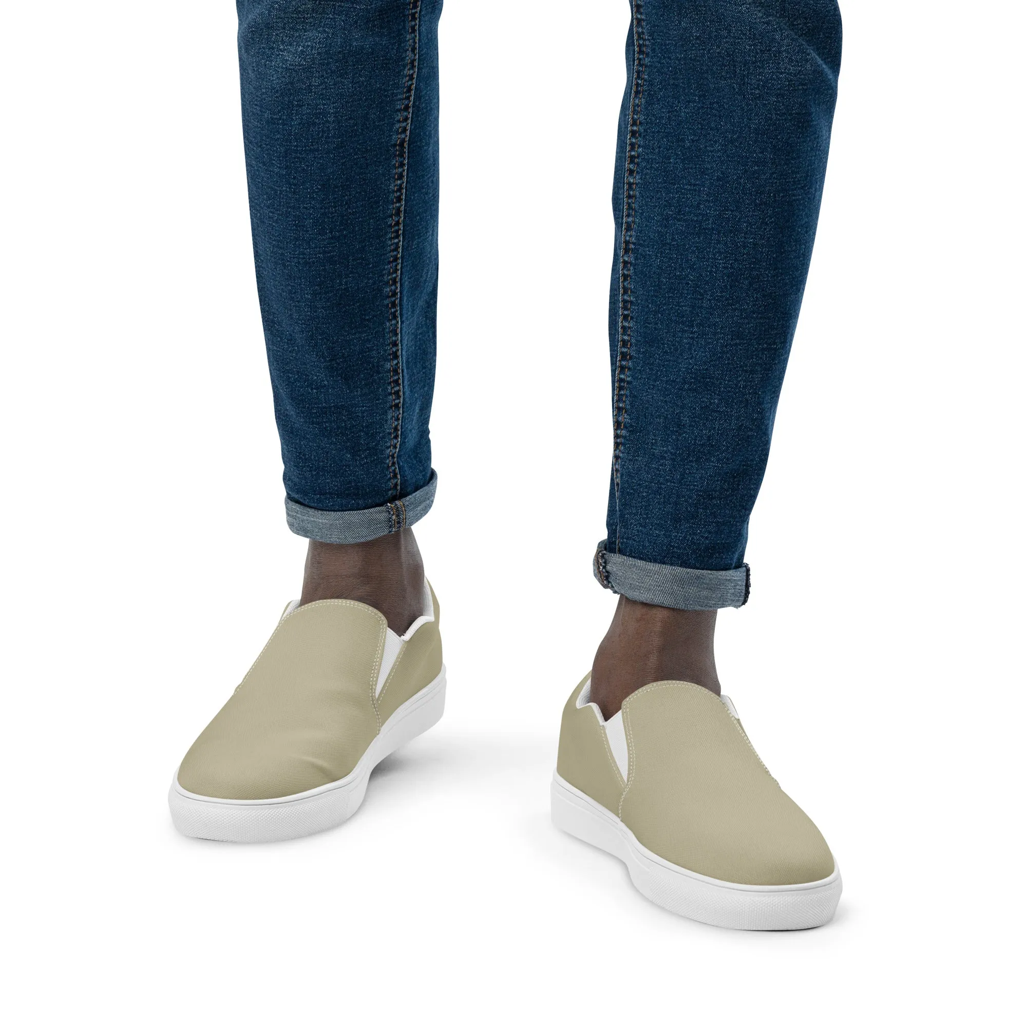 Men’s RT Caribbean Sand slip-on canvas shoes, Cruising Shoes, Boat Shoes