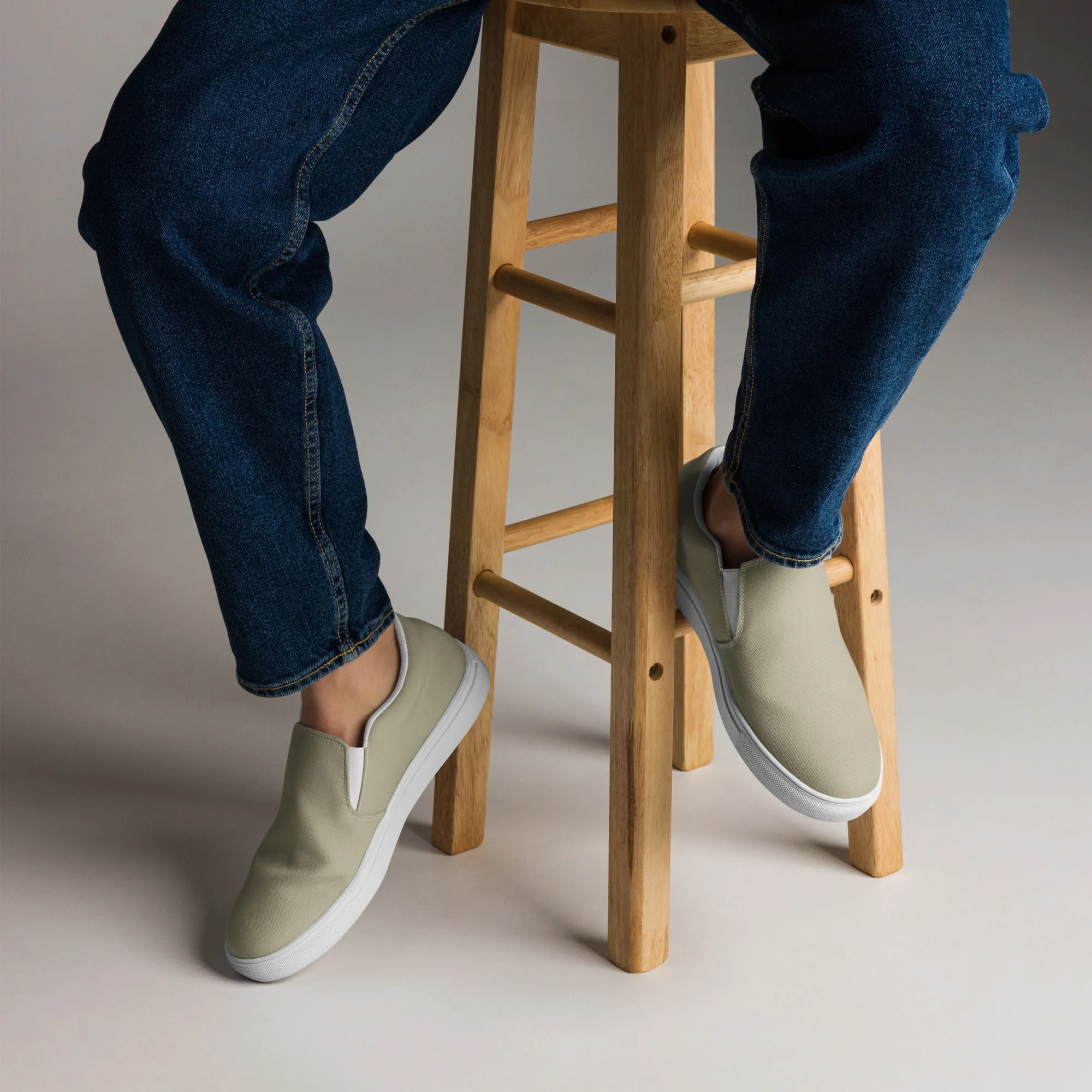 Men’s RT Caribbean Sand slip-on canvas shoes, Cruising Shoes, Boat Shoes
