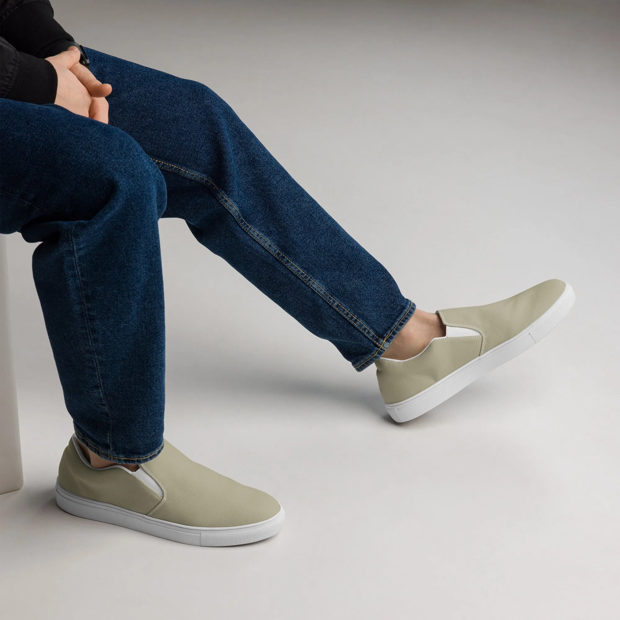 Men’s RT Caribbean Sand slip-on canvas shoes, Cruising Shoes, Boat Shoes