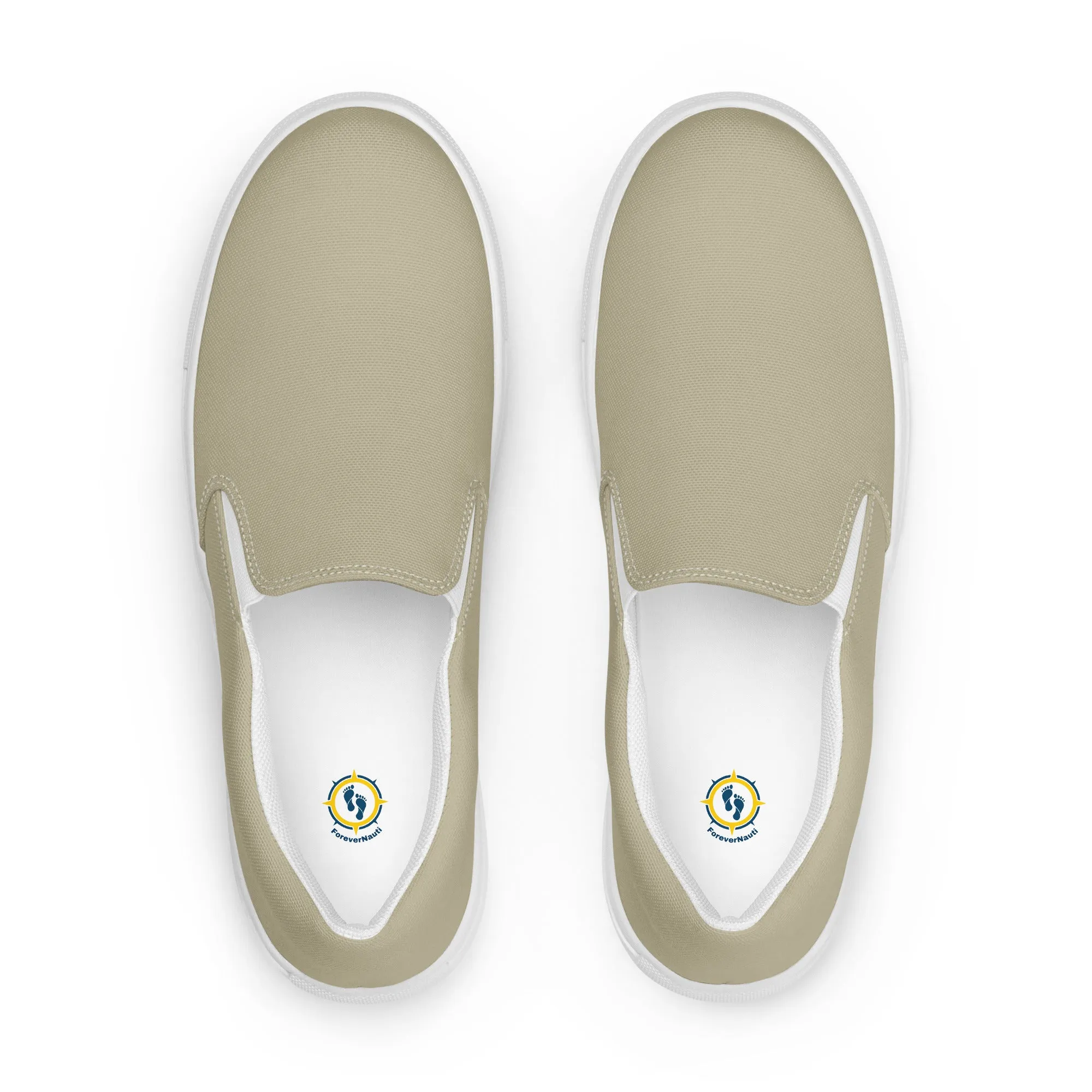 Men’s RT Caribbean Sand slip-on canvas shoes, Cruising Shoes, Boat Shoes