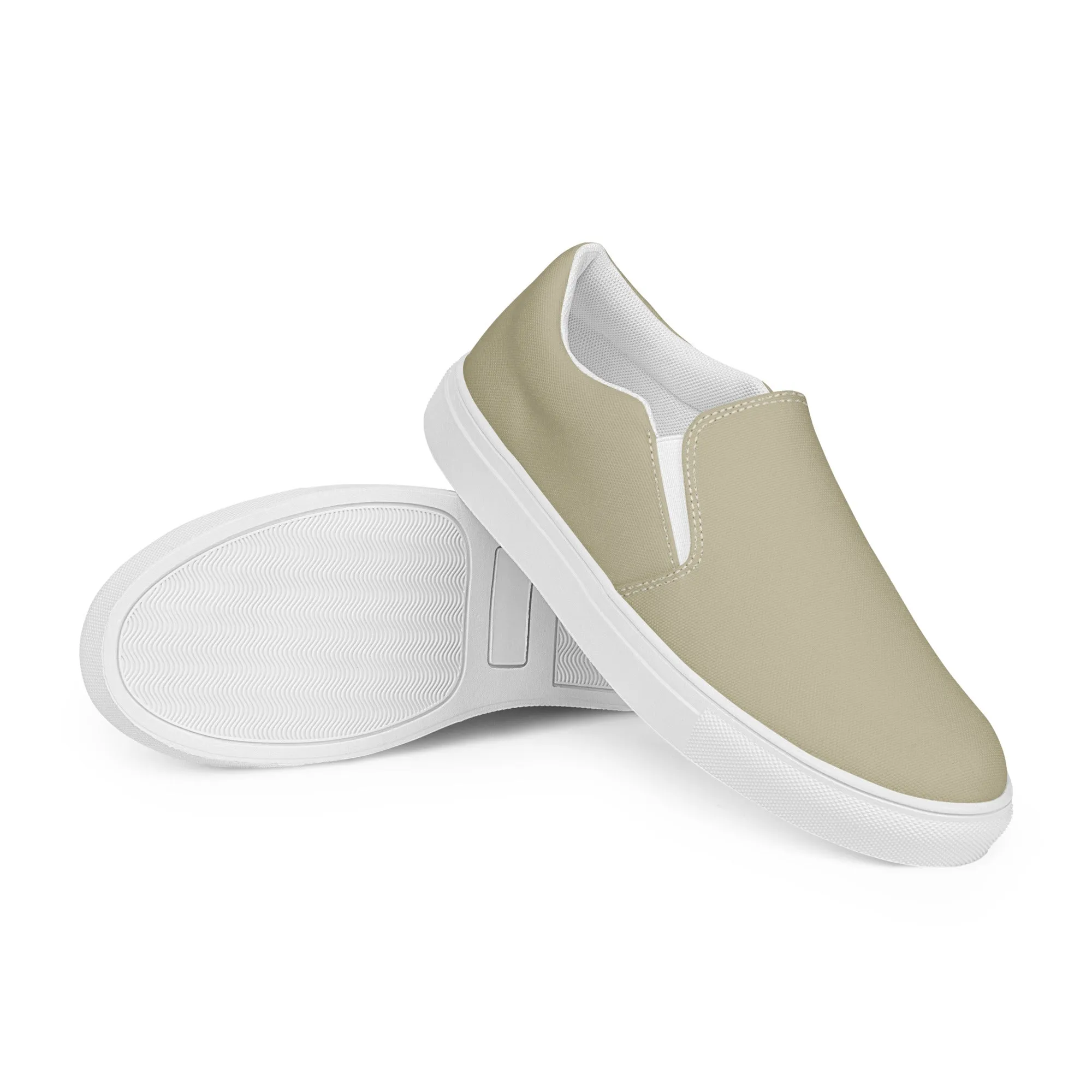 Men’s RT Caribbean Sand slip-on canvas shoes, Cruising Shoes, Boat Shoes