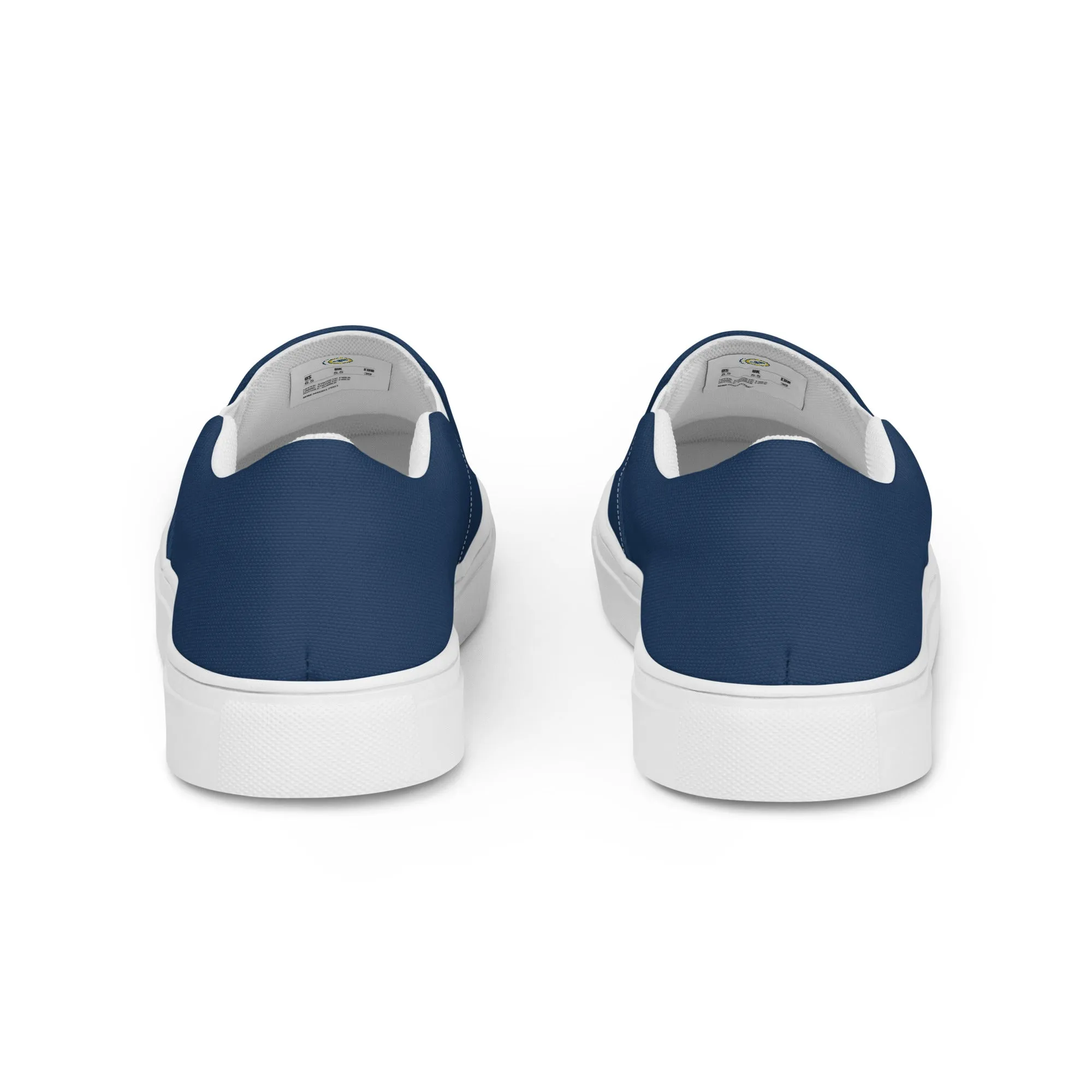 Men’s RT Midnight Blue slip-on canvas shoes, Cruising Shoes, Blue Boat Shoes, Casual Summer Shoes