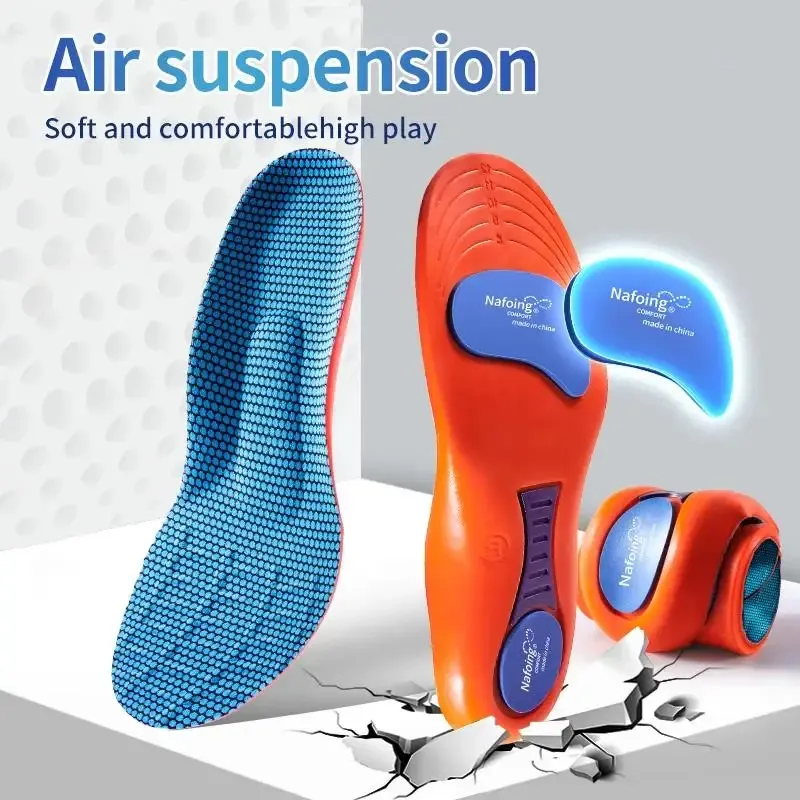 Men's Shock Absorption Sole Sports Shoe Insoles
