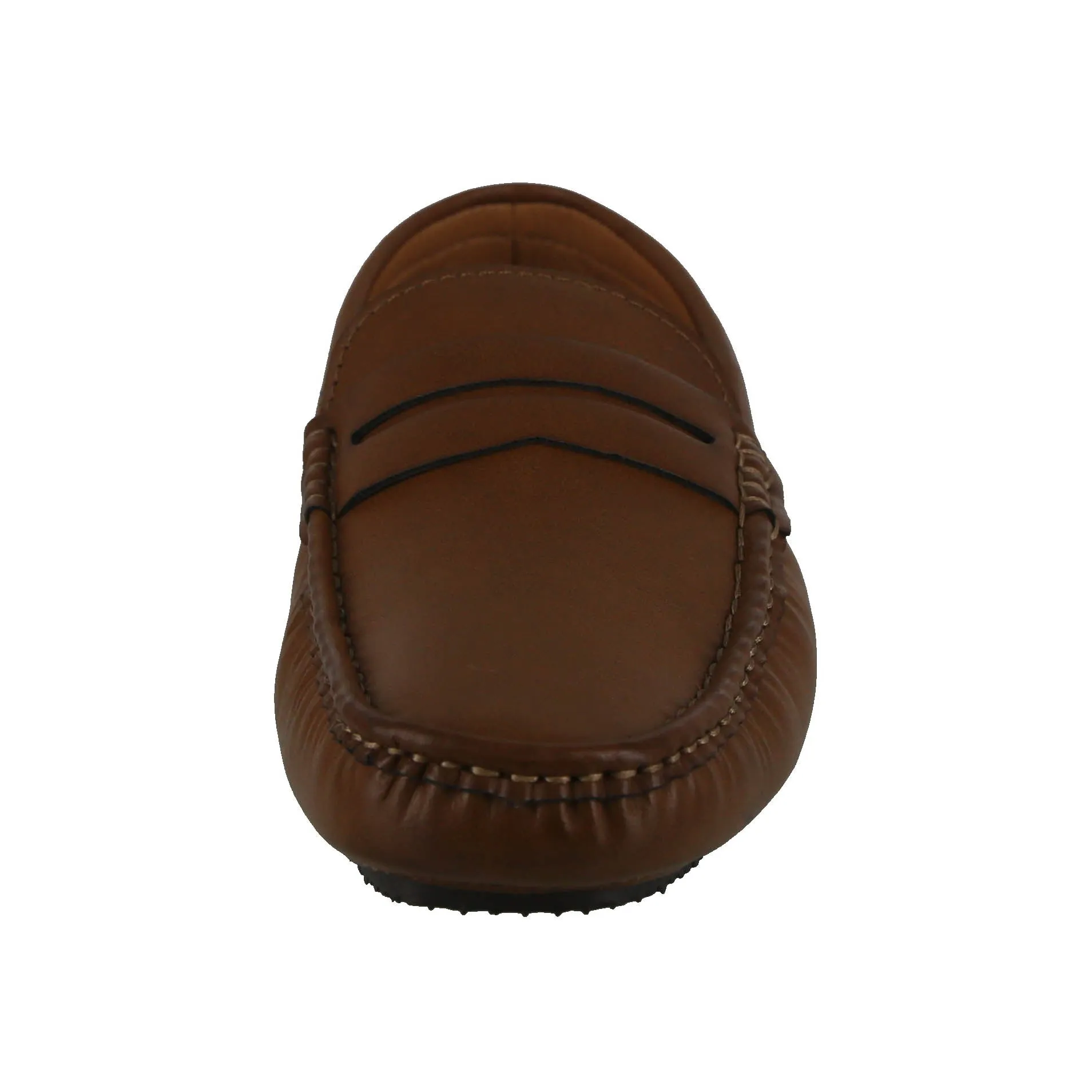 MEN'S SHOES TAN PU MOCCASINS DS56-M