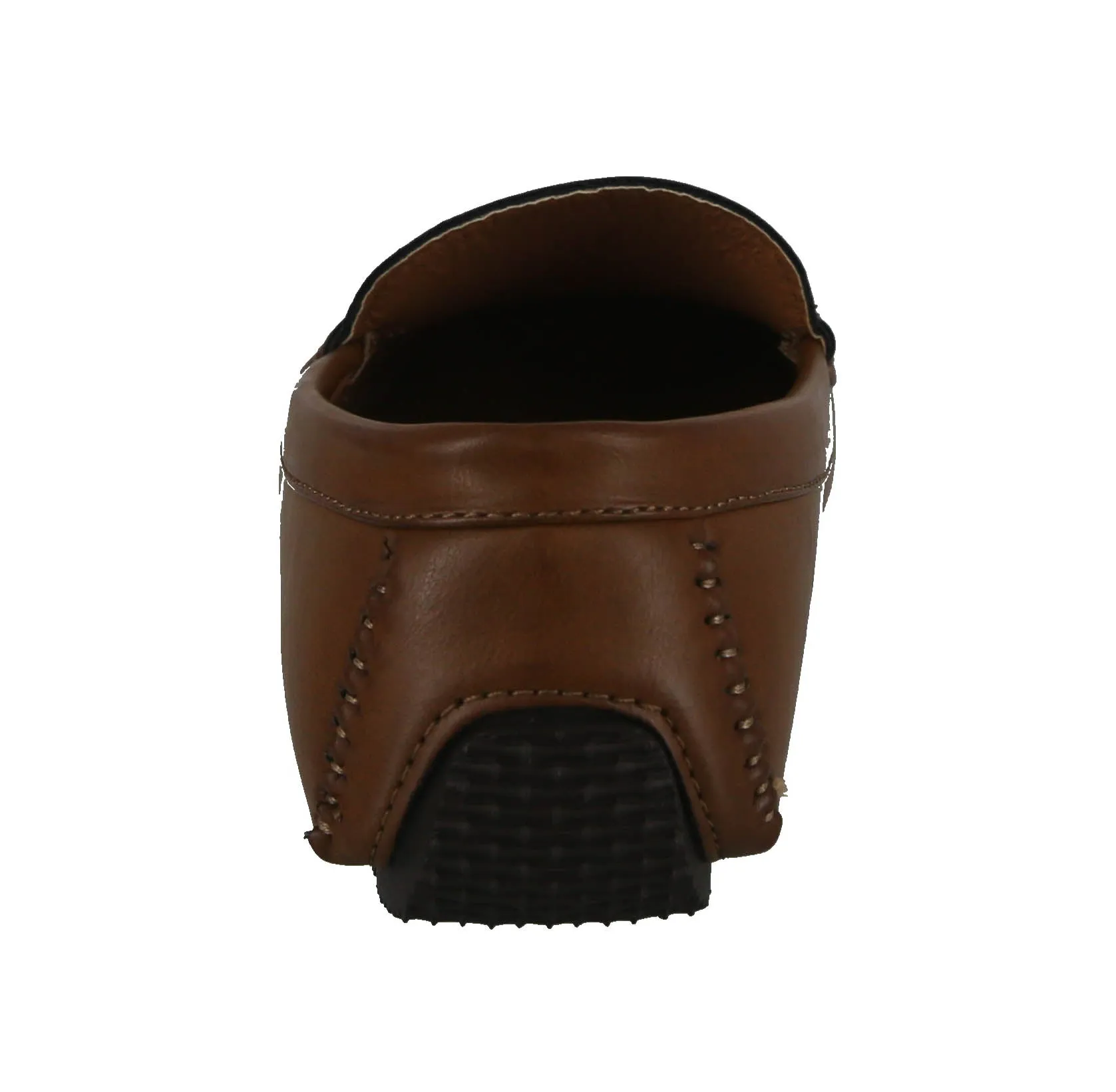MEN'S SHOES TAN PU MOCCASINS DS56-M