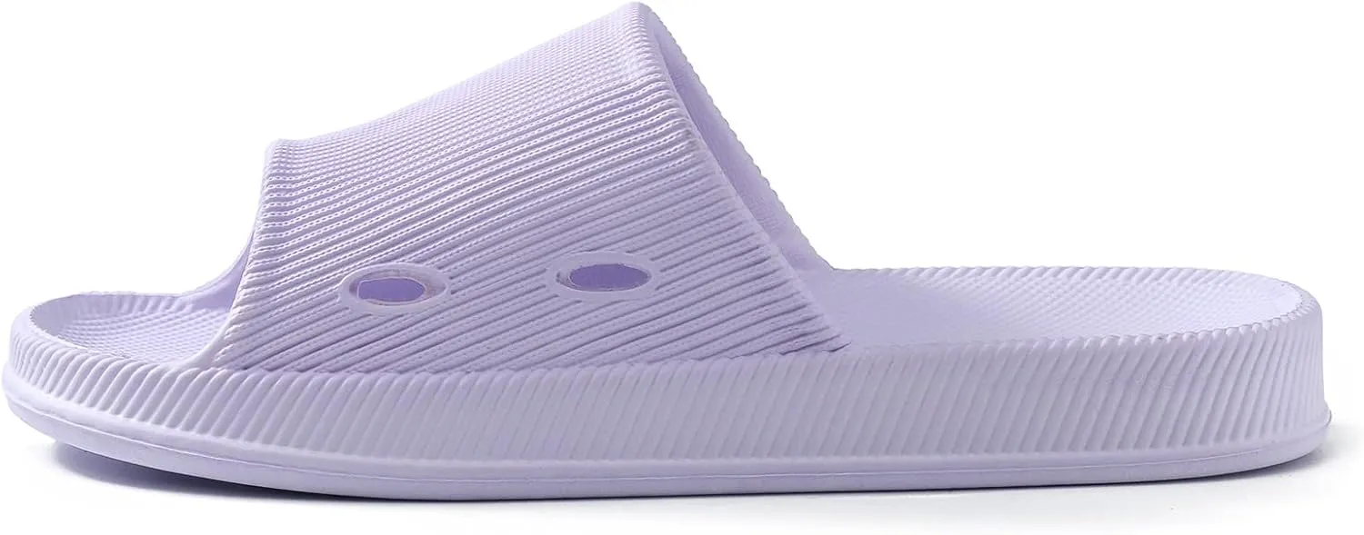 Mens Shower Shoes Womens Slides Mens Slippers Shower Shoes Women Quick Drying Open Toe Lightweight Slippers