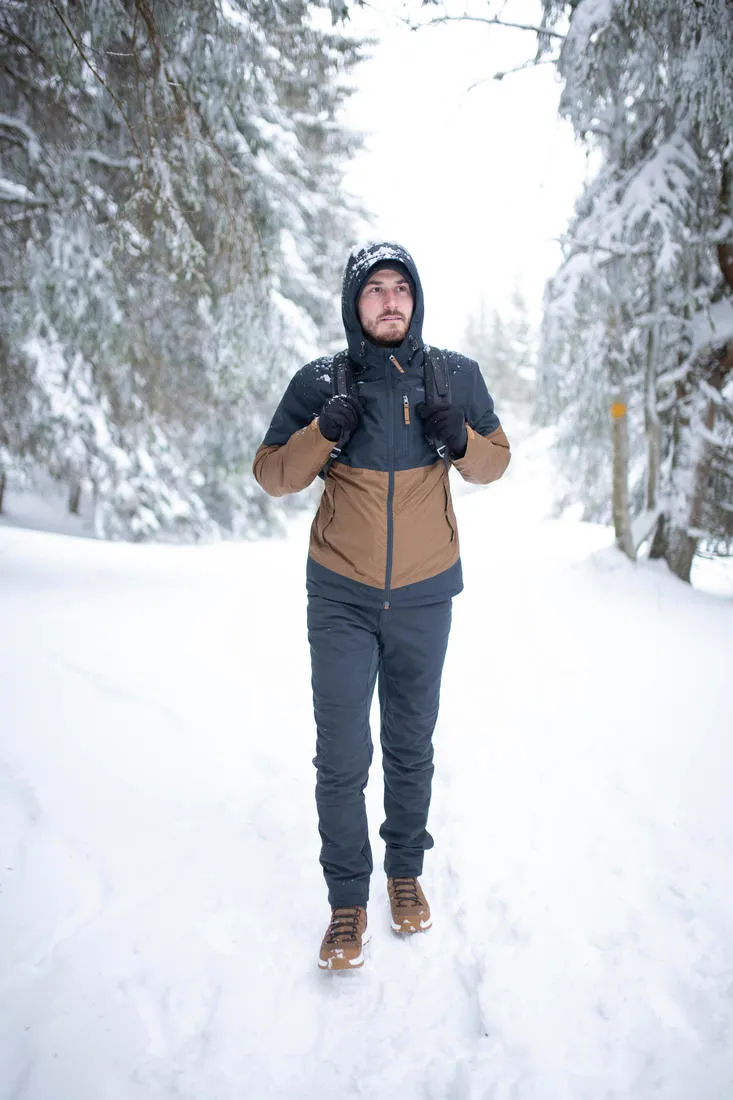 Men’s Warm and Waterproof Hiking Boots - SH100 X-WARM