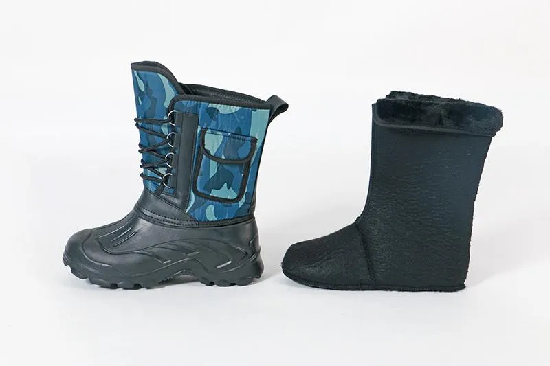 Men's Winter Casual Waterproof Rain Boots