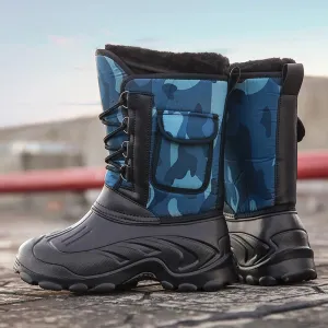 Men's Winter Casual Waterproof Rain Boots