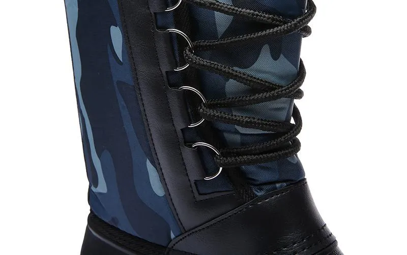 Men's Winter Casual Waterproof Rain Boots