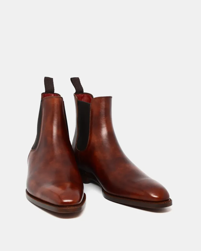 Insulated Rainy Days Museum Cognac Leather Chelsea Boot